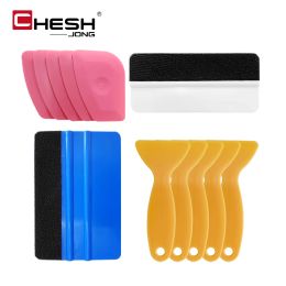 Vinyl Wrap Tools Squeegee Glass Window Film Wallpaper Smoothing Kit for Car Stickers Installing Tool with Hot Air Gun Pen Knife