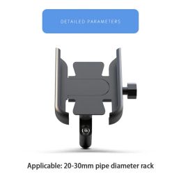 Motorcycle Bicycle Phone Holder GPS Bracket Cellphone Stand Moto Rearview Mirror Handlebar Mount For Xiaomi Iphone Smart Phone