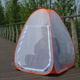 Shelters Buddhist Meditation Tent Single Mosquito Net Temples Sitin Freestanding Shelter Cabana Quick Folding Camping Tent easy carry