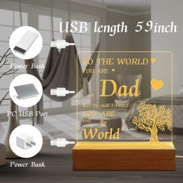 Personalised 3D Photo Lamp Customised Father&Mother's Day Valentine's Day Anniversary Birthday 3D Night Light Gifts 7 Colour Base