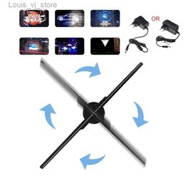 Novelty Lighting LED Display 3D Hologram Fan Advertising Projector for w/ 224 Beads Easily Control Floating Art Decorative Holo Graphic V YQ240403