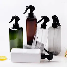 Storage Bottles 10pcs 500ml Empty Square Trigger Sprayer Air Bottle For Hair Hydrating Plants Watering Refillable Spray Cosmetic Container
