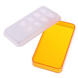 1Pcs Mixing Watering Moisturising Plate Dental Palette With Cover 8 Slot Palette Dental Lab Equipment Resin