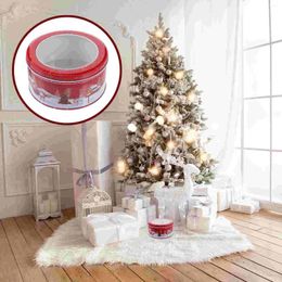 Storage Bottles Christmas Tin Box Simple Case Candy Jar Biscuit Cookie Jewellery Containers Tins With Lids Sweet Child