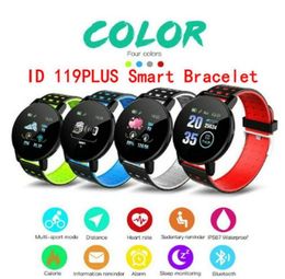 119 PlUS Smart watch wristband Single touch screen fitness tracker with Heart rate tracking waterproof sport smartwatch6352457