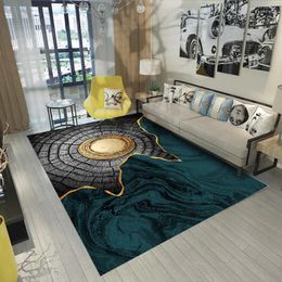 Carpets 60x90cm Marble Pattern Jacquard Crystal Velvet Carpet Mechanical Wash Floor Mats Water Absorption Quick Drying Rug Living Room