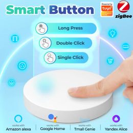 Control Zigbee Gateway Need Button Smart Scene Switch OneKey Control Wireless Scene Switch Remote Control Switch for Smart Home Devices