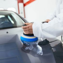 5Pcs Polishing Pad Kit Thread 6/7 Inch Auto Car Polishing Disc Set Sponge Pads for Car Polisher Power Tools Accessories