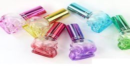 2021 8ml Mini Empty Portable Travel Refillable Bottles Skull Shape Glass Perfume Bottles Sample Perfume Bottle6792306