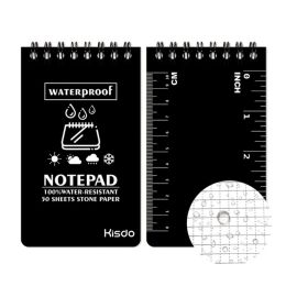 Stone Paper Waterproof Spiral Notebooks Notepad Pocket Notebook All-Weather Memos Blank Paper Notepad Spiral Notebooks