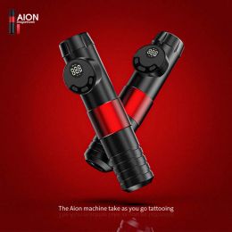 Machine Mast Tattoo Aion Wireless Battery Pen Hine Rotary Tattoo Pen Led Display Hine Permanent Make Up Hine for Tattoo Artist