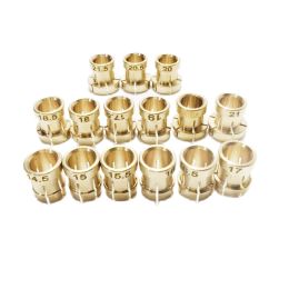 Equipments 15PCS Ring Setter Clamp Brass Bracelet Collets Diamond Faceting Machine Accessories Jewellery Tools