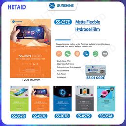 100% Sunshine SS-057S Matte Anti-ppeing Hydrogel Film SS057 SS-057A Frosted SS057E Repair SS057R for SS-890C Pro Cutting Machine