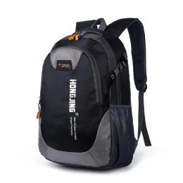 Bags 30L Backpack Waterproof Outdoor Rucksack Portable Travel Packsack Zipper Closure Nylon Polyester Student Unisex Storage Bag