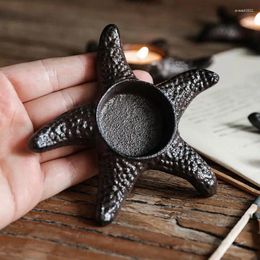 Candle Holders Starfish Nostalgic Stable Iron Organizer Retro Tealight Decor Table Dinner Supplies Decoration Accessories