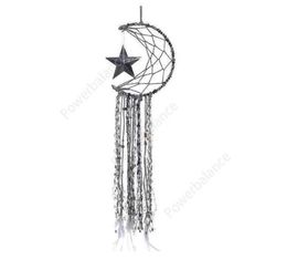 Dreamcatcher Bells Hang Moon Catcher Dreamcatcher Fashion Feather Dream Catcher Pendant Wall Hanging Room Decoration Handicraft DH7712833