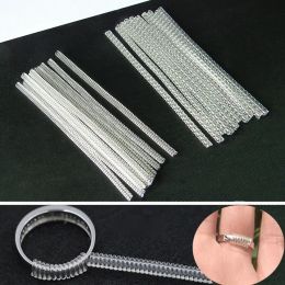 4pcs/lot Transparent Spiral Based Ring Tools Spring Coil Ring Size Guard Tightener Reducer Resizing Tool For Jewellery