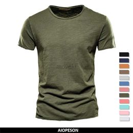Men's T-Shirts 100% Cotton Men T-shirt Casual Soft Fitness Summer Thin T-shirts Mens Home Clothes O-Neck Short Sleeve Soild T Shirt for Men 2443