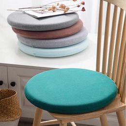 Pillow Professional Solid Color Round Throw Memory Foam Dining Chair Four Mat Relaxing Cojin Universal Seasons