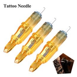 10PCS Tattoo Needles Cartridge Tip For Permanent Makeup Microblading Tattoo Pen Gun Machine Eyebrow RL/RS/RM/M1