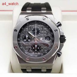 Custom AP Wrist Watch Royal Oak Offshore Series Mens Automatic Machinery Swiss Waterproof Night Light Date Display Business Leisure 26470