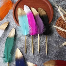 New Feather Pen Ballpoint Pens Wedding Signature Pen Party Gift Novelty Stationery Smooth Writing Tool School Office Supplies