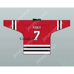 Gdsir Custom FISKY 7 LETTERKENNY IRISH HOCKEY JERSEY NEW Top Ed S-M-L-XL-XXL-3XL-4XL-5XL-6XL