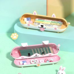 Cases Newmebox Cute Pencil Case School Supplies Trousse Scolaire Pen Case Estuche Escolar Desk Organizers Kawaii Stationery Pencil Box