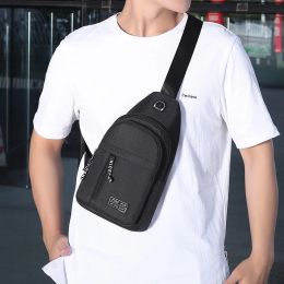 1PC New Men Shoulder Bags Chest Bag Multifuncional Crossbody Bags Travel Sling Bag