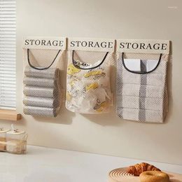 Storage Bags Garbage Bag Holder| Mesh Hang Dispenser High Capacity Wear Resistant Shopping Holder For Living Room Kitchen