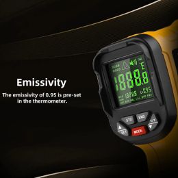 BSIDE Infrared Thermometer -50~530/1400C Professional Digital IR-LCD Temperature Metre Non-contact Laser Thermometers Pyrometer