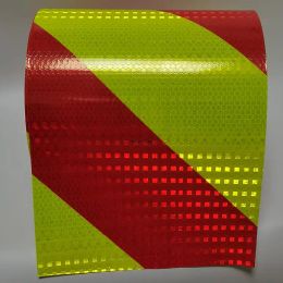 20CM*5M Shining Reflective Warning Tape Fluorescent Yellow Red Twill Luminescent Safety High Visibility Reflectors Decal For Car