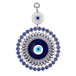 Decorative Figurines Turkish Blue Evil Eye Decor Wall Hanging Pendant Amulets Ornament Key Ring Home Garden Protection Blessing Lucky Gift