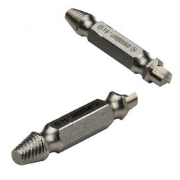 Double headed screw, high-speed steel sliding tooth damaged screw, reverse tooth extraction tool, broken wire extractor 111