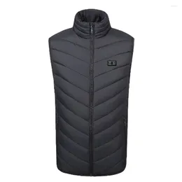 Carpets Unisex Warm Heated Vest USB Charging 11 Areas Electric Heating Gilet 3 Temperature Mode For Outdoor Camping Hiking