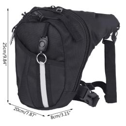 Bags Outdoor Bag Leg Drop Motorcycle Waist Pack Unisex Fanny Thigh Belt Bike Bags 066C