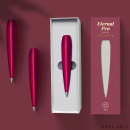 Pencils Creative Eternal Pen Forever Pencil metal/wood Endless Pen Signature Pen No Need Ink Pen