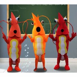 2024 New Hot Sales Lobster Mascot Costume Birthday Party anime theme fancy dress Costume Halloween Character Outfits Suit