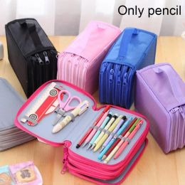 Bags 72 Hole Art Storage Pencil Case Girls Boys Pen Box 4 layer Large Storage Cartridge Bag Stationery Kit Pencilcase Student Supply