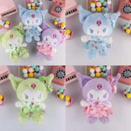 Japanese cartoon series flower skirt bow cute, beautiful and soft plush toy 8-inch grab machine doll