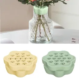 Vases Silicone Spiral Ikebana Stem Holder Support With Spiral-Shaped Pedicels Flower Bouquet Floral Arranger