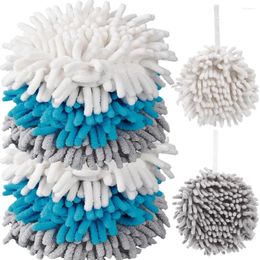 Towel Absorbent Hands Chenille Wipe Ball With Hanging Soft Feel Fast-Drying Bathroom Supplies