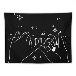 Tapestries Pinky Promise In White Tapestry Nordic Home Decor Korean Room Wall Carpet