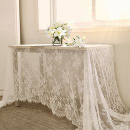 White European Vintage Table Cloth Home Lace Decorative Textile Sofa Dining Table Cover Cloth Wedding Party Hotel Home Decor