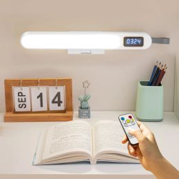 Book Light Table Lamp Rechargeable Led USB Reading Light Portable Dimming Clock Study Reading Office Desk Lamp
