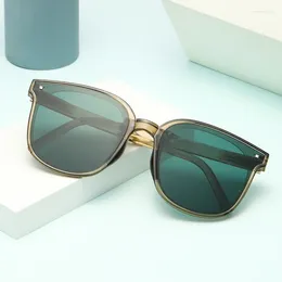 Sunglasses 2024 Fashion Ultra Light Folding Male Ins Style Sun Protection And Sunshade Glasses Female