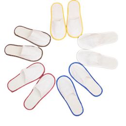 Wholesale Disposable Slippers Hotel Goods Hotel Room Slippers for Men Women Logo Custom