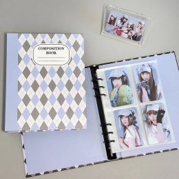 Sharkbang New Arrival A5 Binder Ring Hard Cover Collect Book Kpop Photo Album Refills Bandage Postcards Sticker Organiser