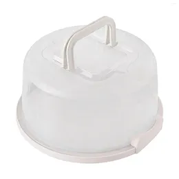 Storage Bottles Cake Container For Cakes Pies Portable Cupcake Box Round Birthday 8 Inch Cupcakes Muffins Dessert