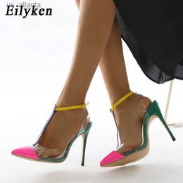 Dress Shoes Fashion High Heels Woman Sandals Sexy Pointed Toe Elegant Ankle Buckle Strap Designer Stiletto Pumps H240403